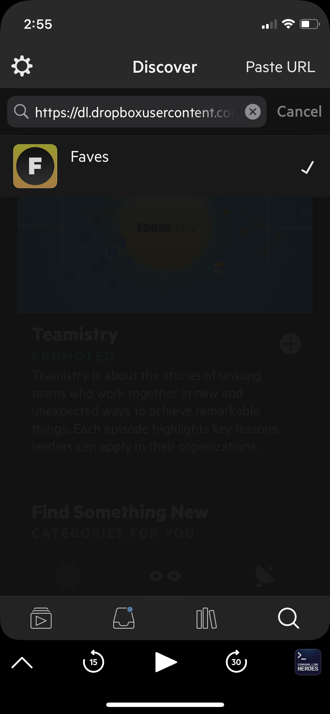 Adding the feed to a podcast app